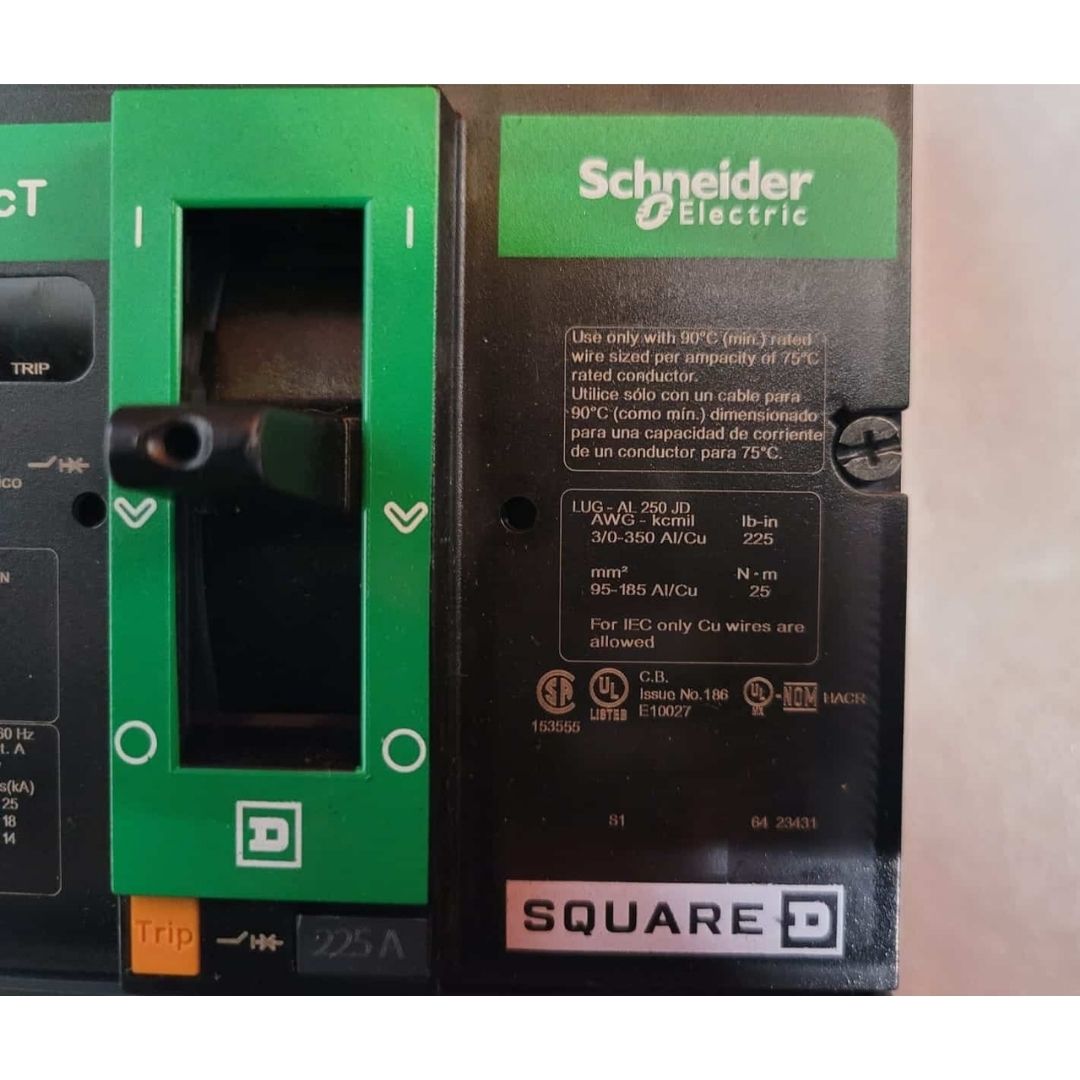 Square D JDP36225CTX Breaker (ACC519PA-PHILA) (225A) (Used)