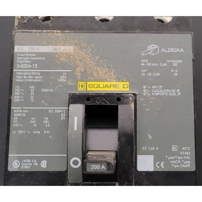 Square D KHF36200U Breaker (200A) (Used)