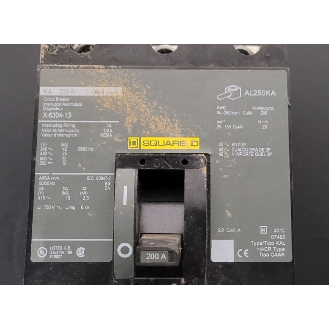 Square D KAL36200U Breaker (200a) (Used)
