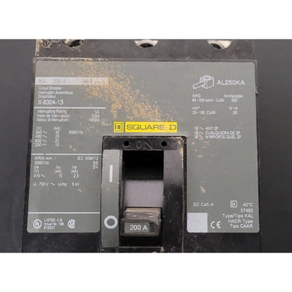 Square D KAL36200U Breaker (200a) (Used)