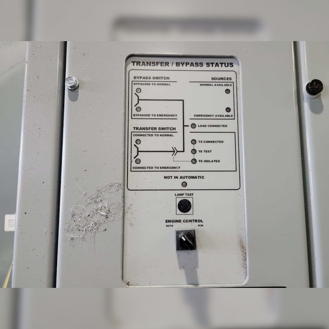 600 Amp ASCO H07ATSB030600NSX Automatic Transfer Switch controls