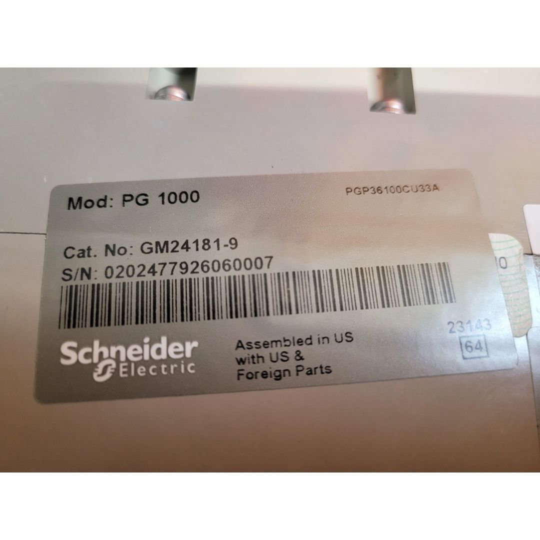 Square D PGP36100CU33A LSI Breaker (1000A) (Used)