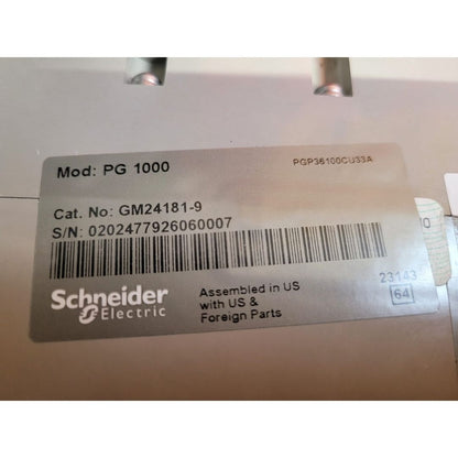 Square D PGP36100CU33A LSI Breaker (1000A) (Used)