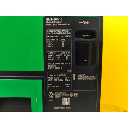 Square D PGP36120CU33A LSI Breaker (1200A) (New)
