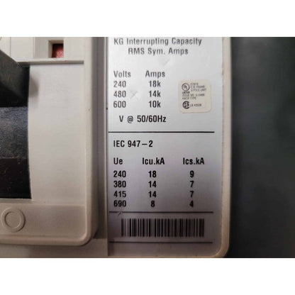 EATON KG3400S42 Series C Circuit Breaker (400A) (New)