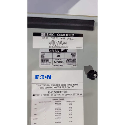 CAT ATC Automatic Transfer Switch (100A) (Used)