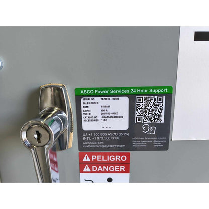 ASCO Series 300 J03ATSA30400CGXC Automatic Transfer Switch (400a) (New)