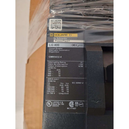 Square D LGP36400CU31XY029 Breaker (400A) (New)