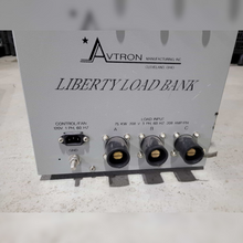75 kW Avtron LPH75 3P 208V Load Bank front view and controls