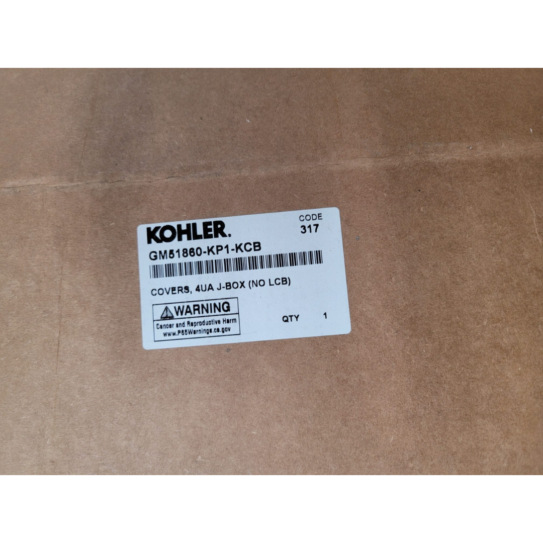 Kohler Covers, 4UA J-Box (No LCB) (New)