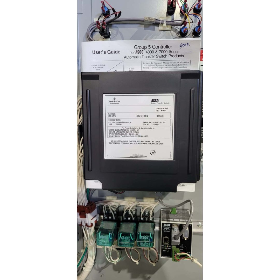 ASCO S07ATBB30800N5XC Automatic Transfer Switch (800A) (Used)