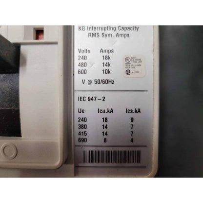 EATON KG3400S42 Series C Circuit Breaker (400a) (New)