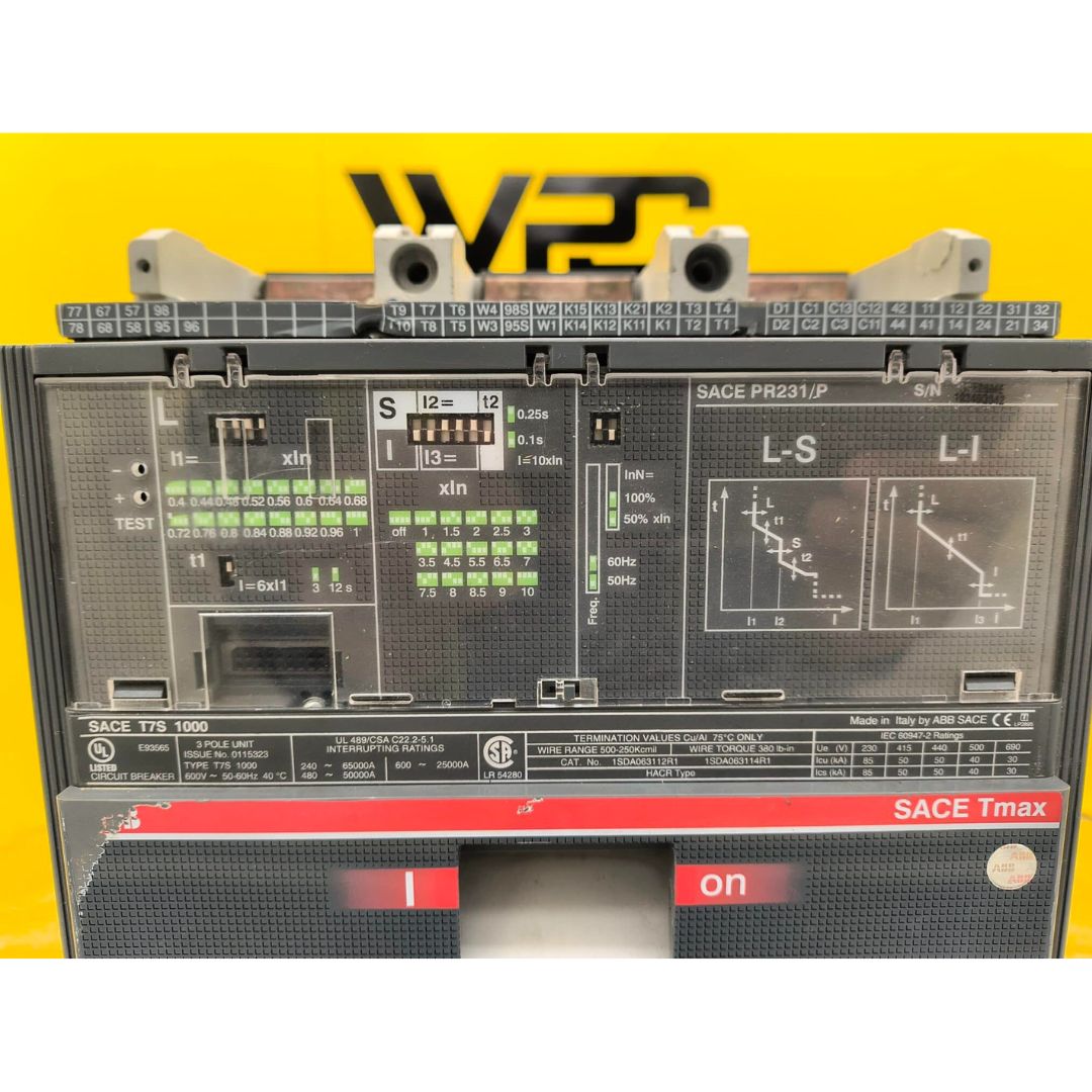 ABB SACE T7S 1000 PR231/P LSI Breaker (1000A) (Used)