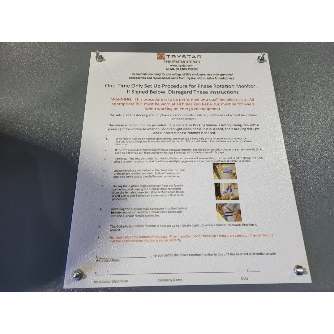 Trystar Docking Station (1600A) (Used)