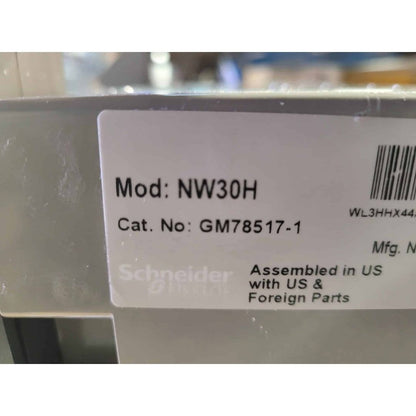 Square D NW30H LSI Breaker (3000A) (New)