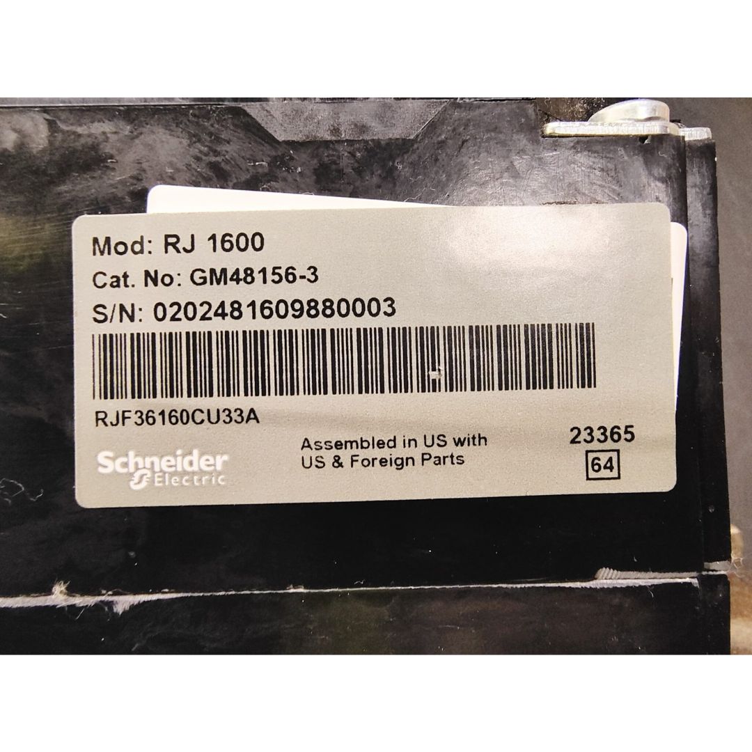 Square D RJF36160 LSI Breaker (1600A) (Used)