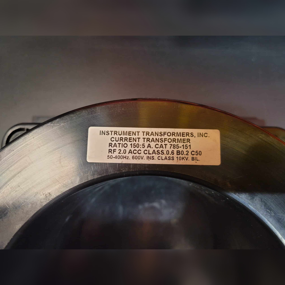 GE ITI 785-151 Current Transformer sticker