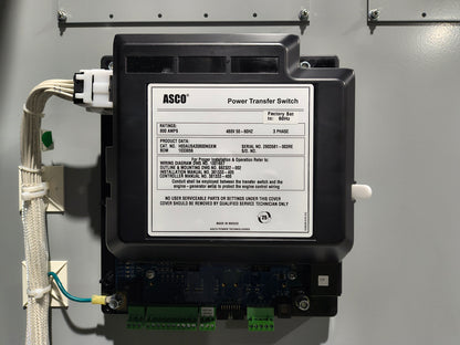 New 800 Amp ASCO Series 300 H03AUSA30800NGXM Automatic Transfer Switch