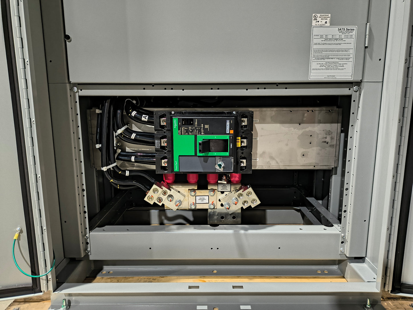 New 800 Amp ASCO Series 300 H03AUSA30800NGXM Automatic Transfer Switch