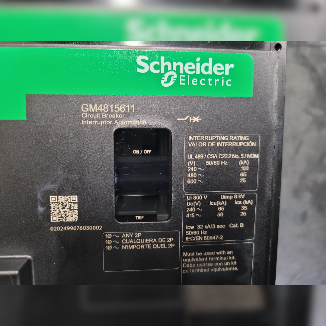 New 2500 Amp Square D RJF36250CU33AYS Breaker switch and details