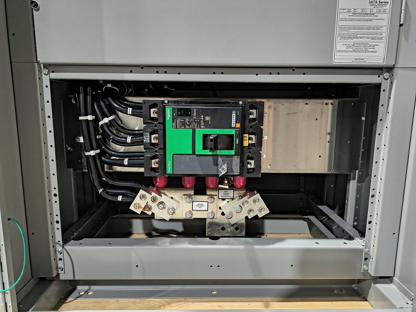 New 800 Amp ASCO Series 300 H03AUSA30800CGXM Automatic Transfer Switch