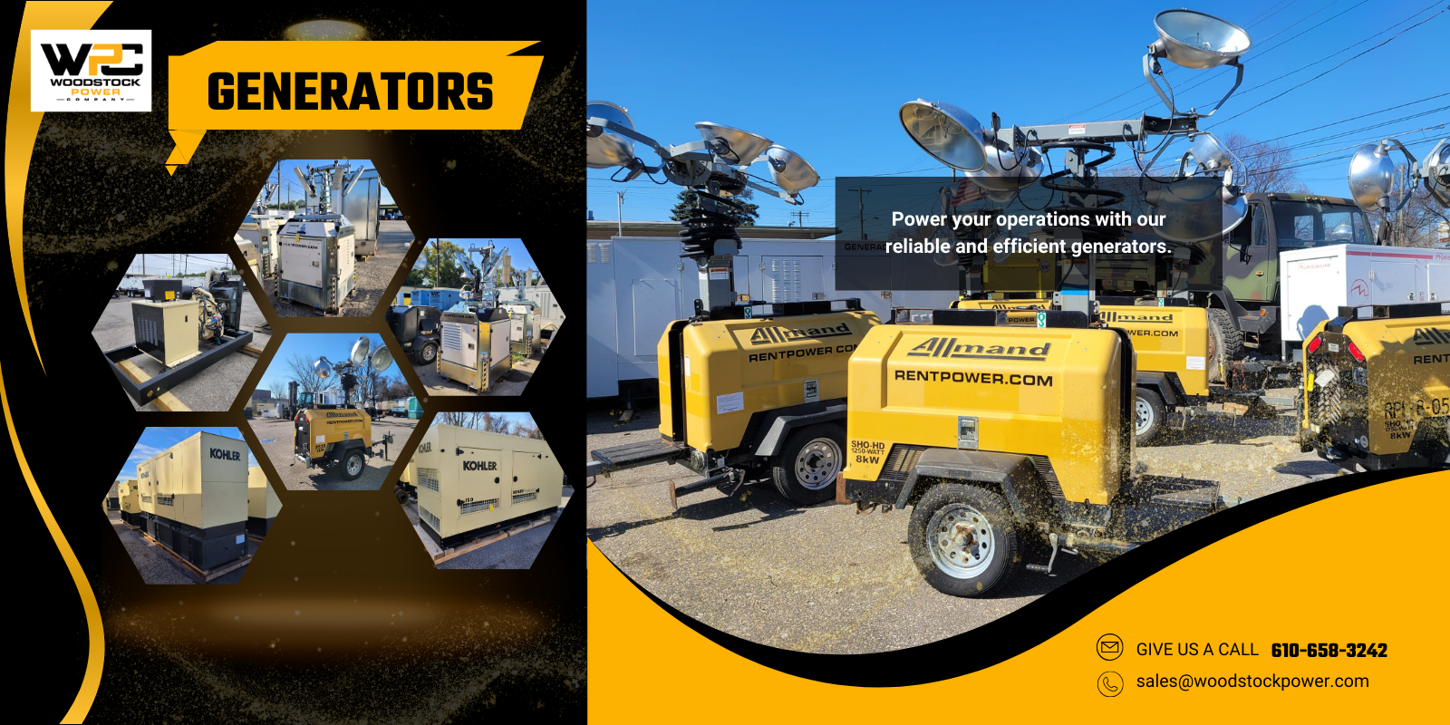 Woodstock Power high quality and reliable generators