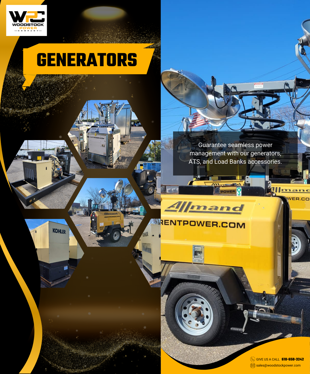 Woodstock Power high quality and reliable generators