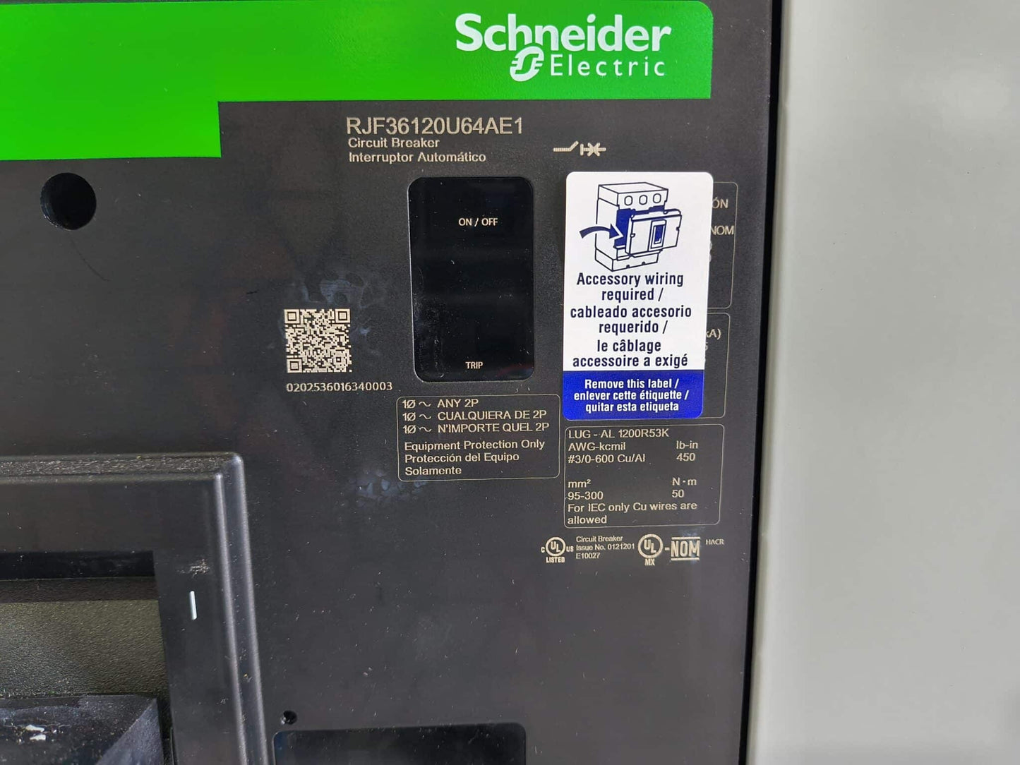 New 1200 Amp ASCO Series 300 H03AUSA31200NGXM Automatic Transfer Switch (ATS00370)