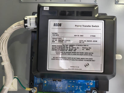 New 1200 Amp ASCO Series 300 H03AUSA31200NGXM Automatic Transfer Switch (ATS00370)