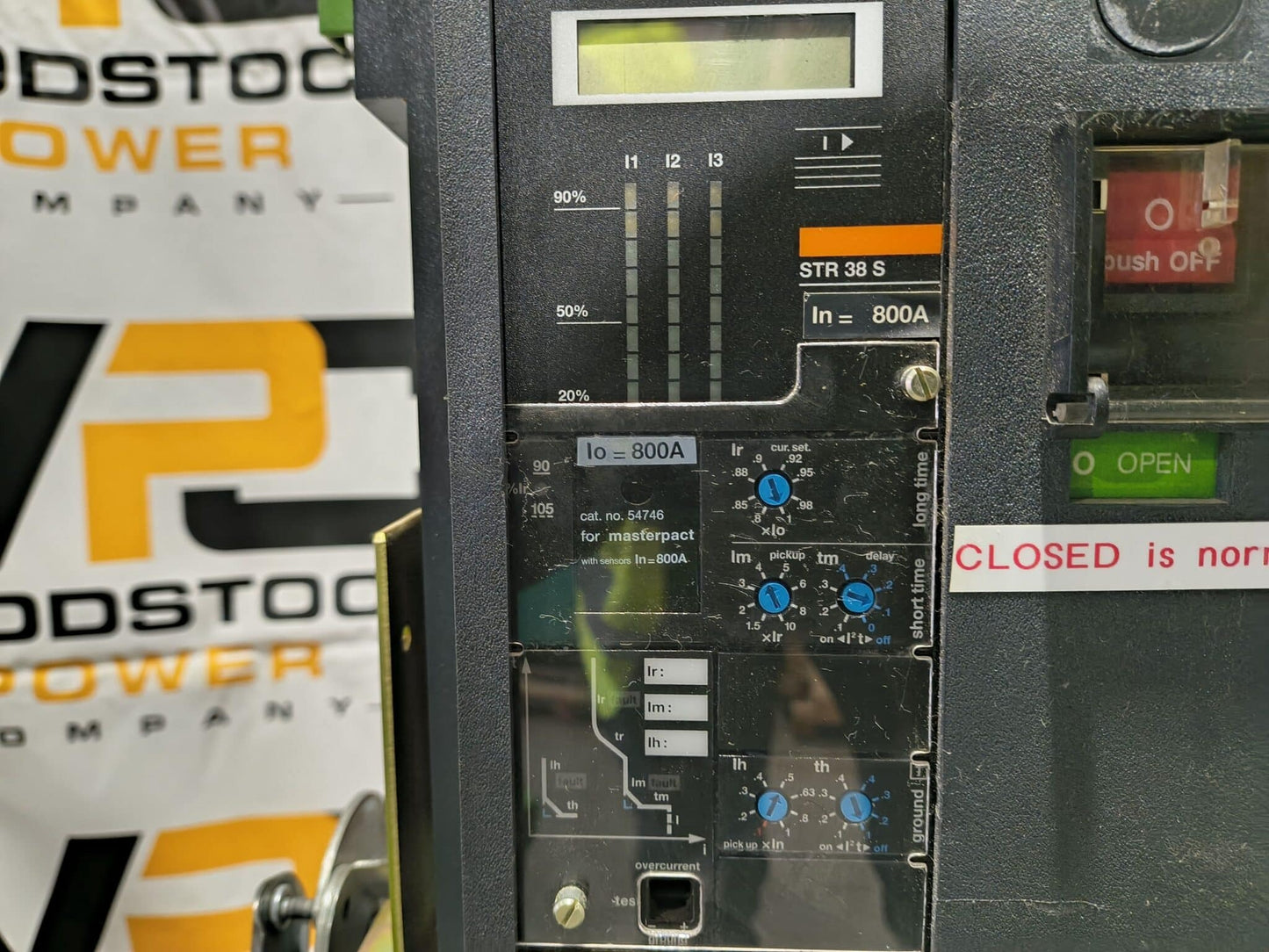 Used 800 Amp Square D Masterpact MP08H2 Breaker
