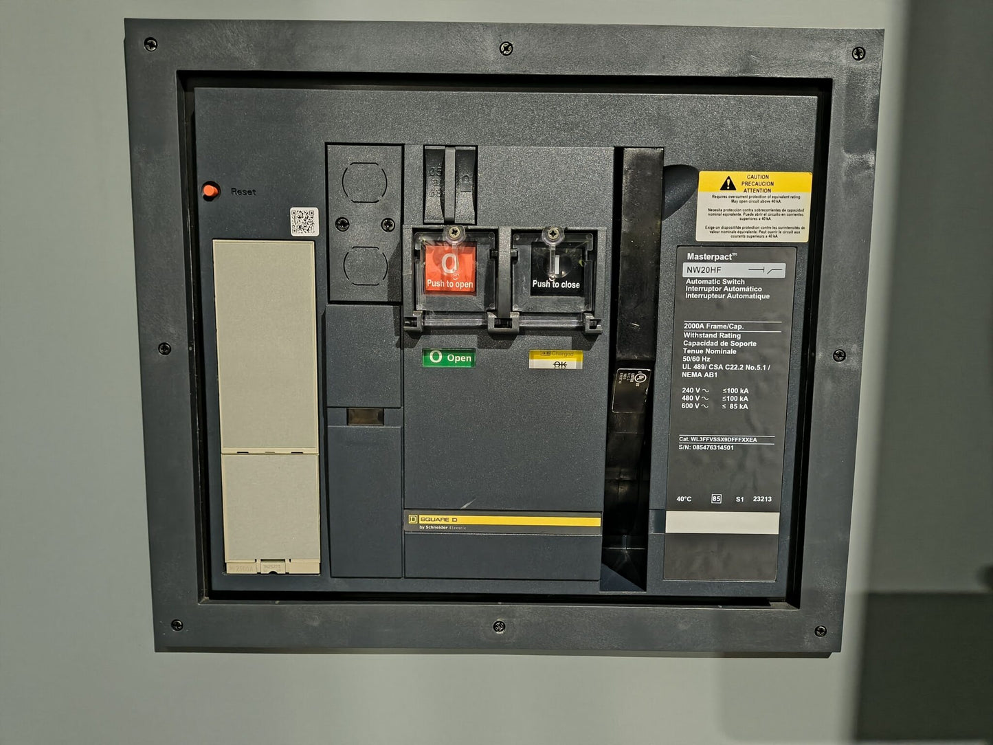 New 2000 Amp Kohler KEP-DCTC-2000S-TQ Automatic Transfer Switch (ATS00288PA-PHILA)