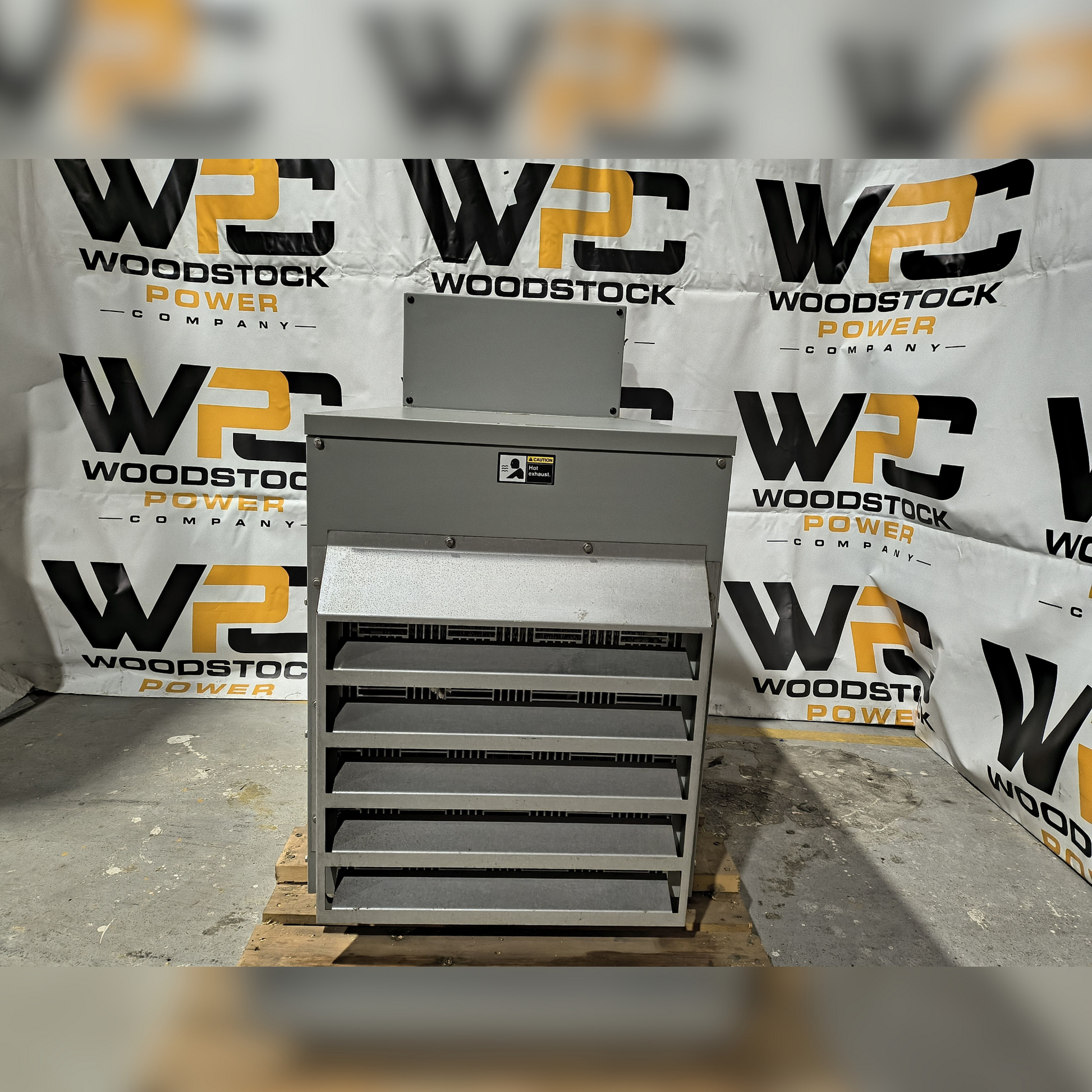 New 100 kW Avtron LSH100 Outdoor Resistive Load Bank Back View