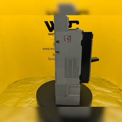 New 1000 Amp Square D PGP36100CU33A Breaker LCB, 1000A, PGP, EL/MICRO LSI, 100% Side View