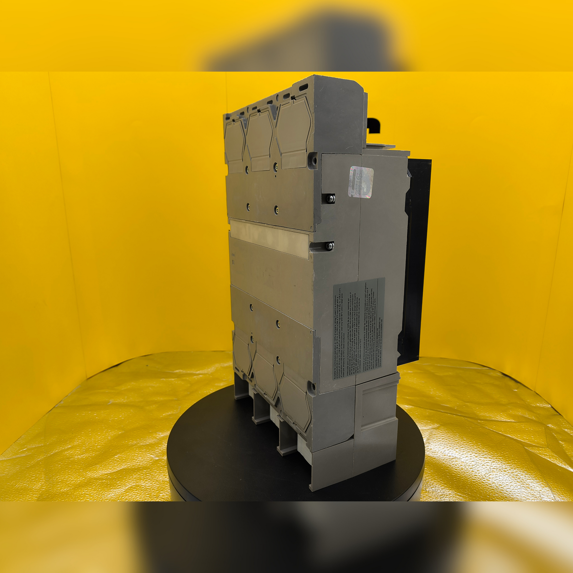 New 1200 Amp Square D PGP36120CU33A LSI Breaker back and side view