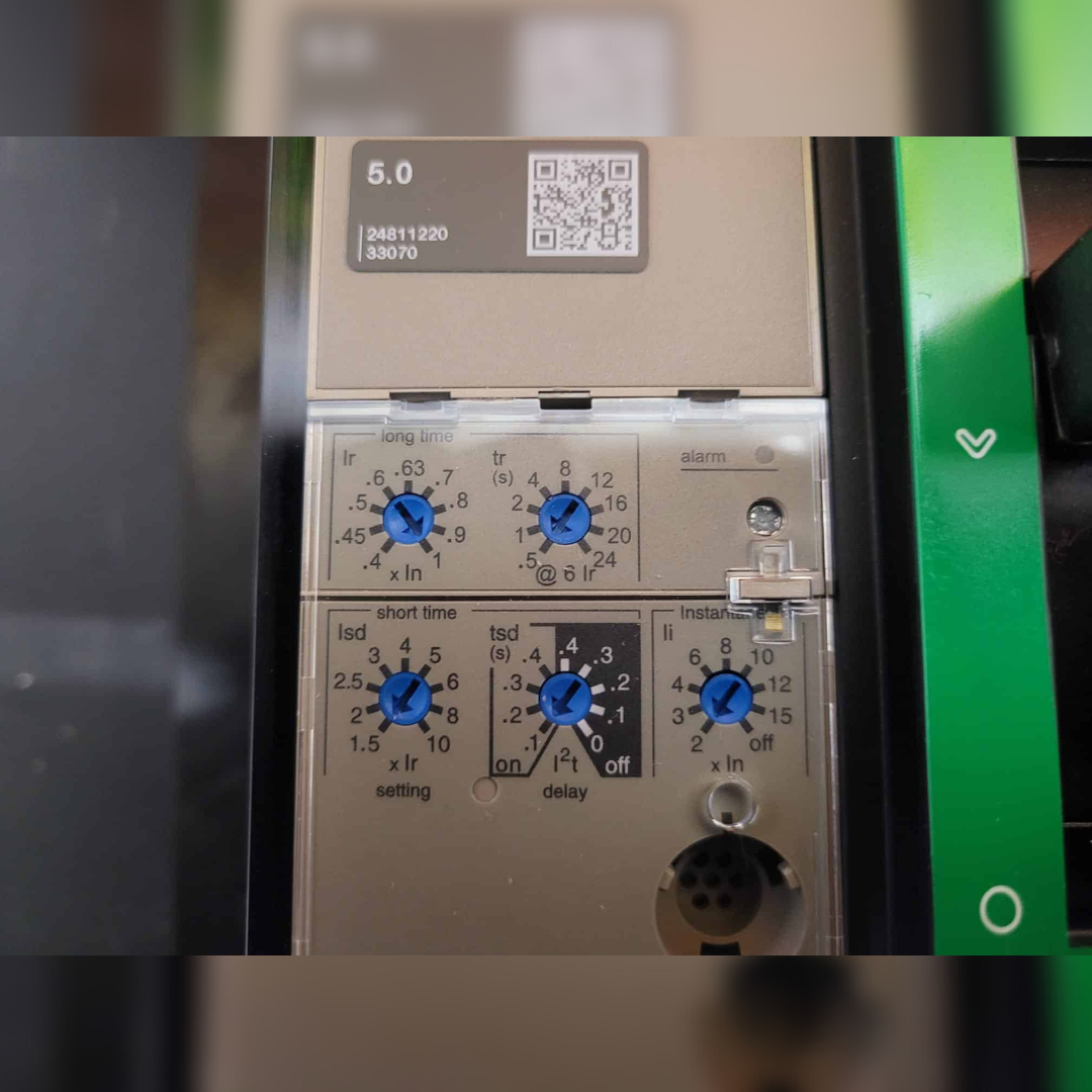 New 1200 Amp Square D PGP36120CU33A LSI Breaker controls