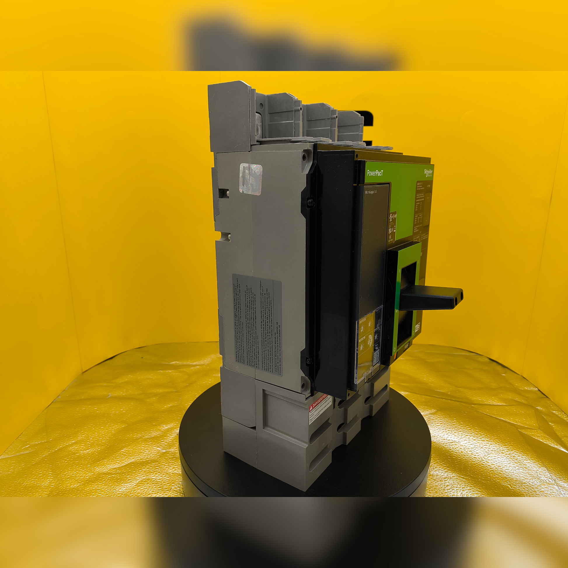 New 1200 Amp Square D PGP36120CU33A LSI Breaker front and side view