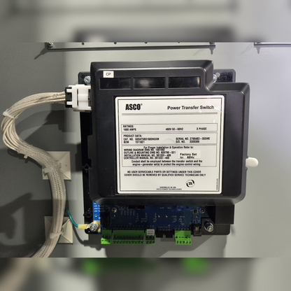New 1600 Amp ASCO Series 300 G03ATSB31600NGXM Automatic Transfer Switch Part