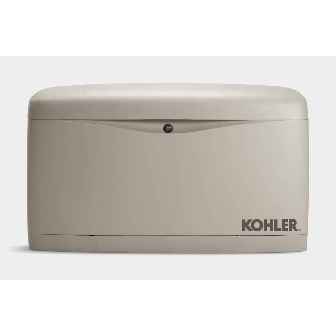 New 20 kW Kohler 20RCA Residential Natural Gas Generator front view