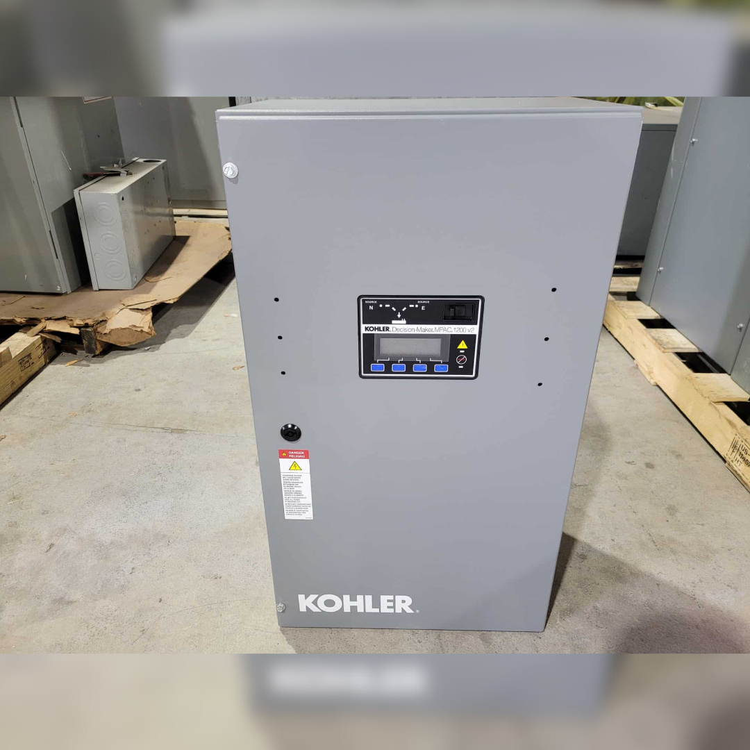 New 200 Amp Kohler KSS-AFNC-0200S Automatic Transfer Switch front view