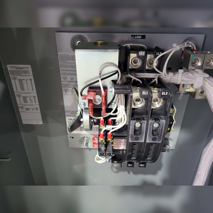 New 200 Amp Kohler KSS-AFNC-0200S Automatic Transfer Switch inside view