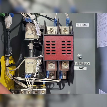 New 200 Amp Kohler RDT Automatic Transfer Switch Inside View