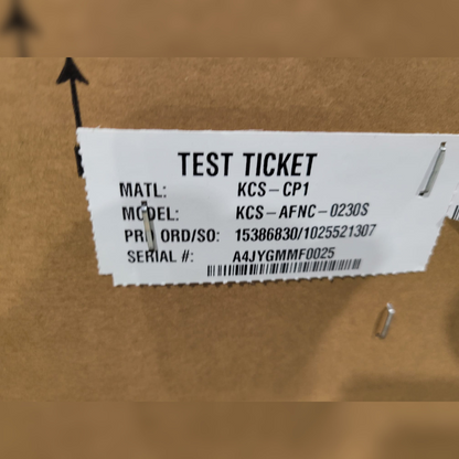 New 230 Amp Kohler KCS-AFNC-0230S Automatic Transfer Switch test ticket