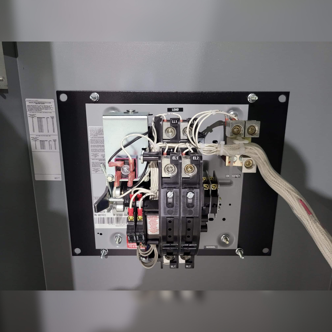 New 230 Amp Kohler KSS-AFNC-0230S Automatic Transfer Switch inside view