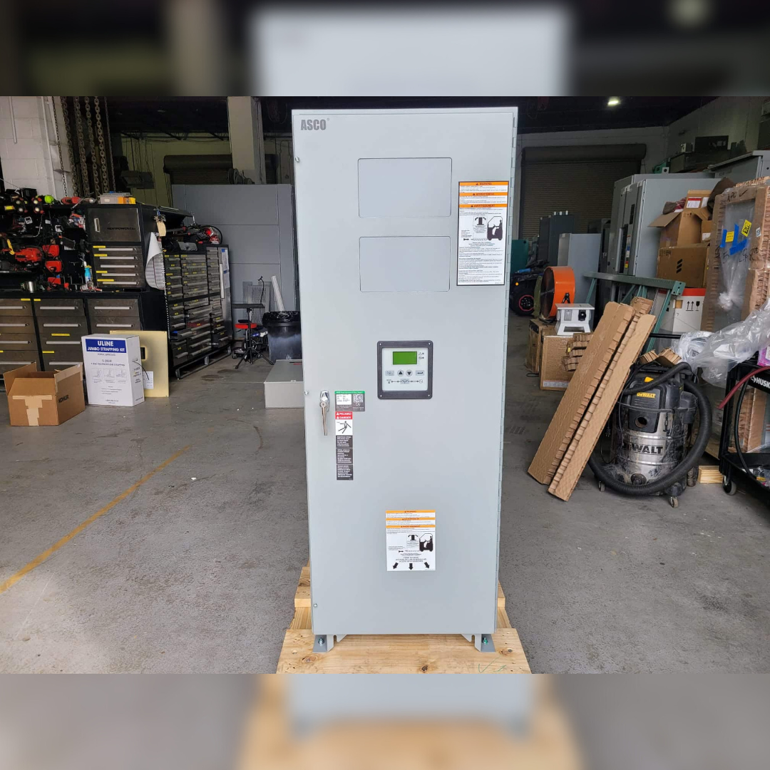 New 260 Amp ASCO 300 Series J03ATSB30260NGXF Automatic Transfer Switch front view