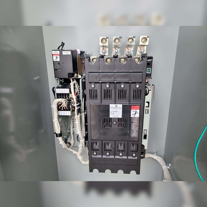 New 260 Amp ASCO 300 Series J03ATSB30260NGXF Automatic Transfer Switch inside view