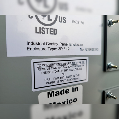 New 260 Amp ASCO 300 Series J03ATSB30260NGXF Automatic Transfer Switch sticker