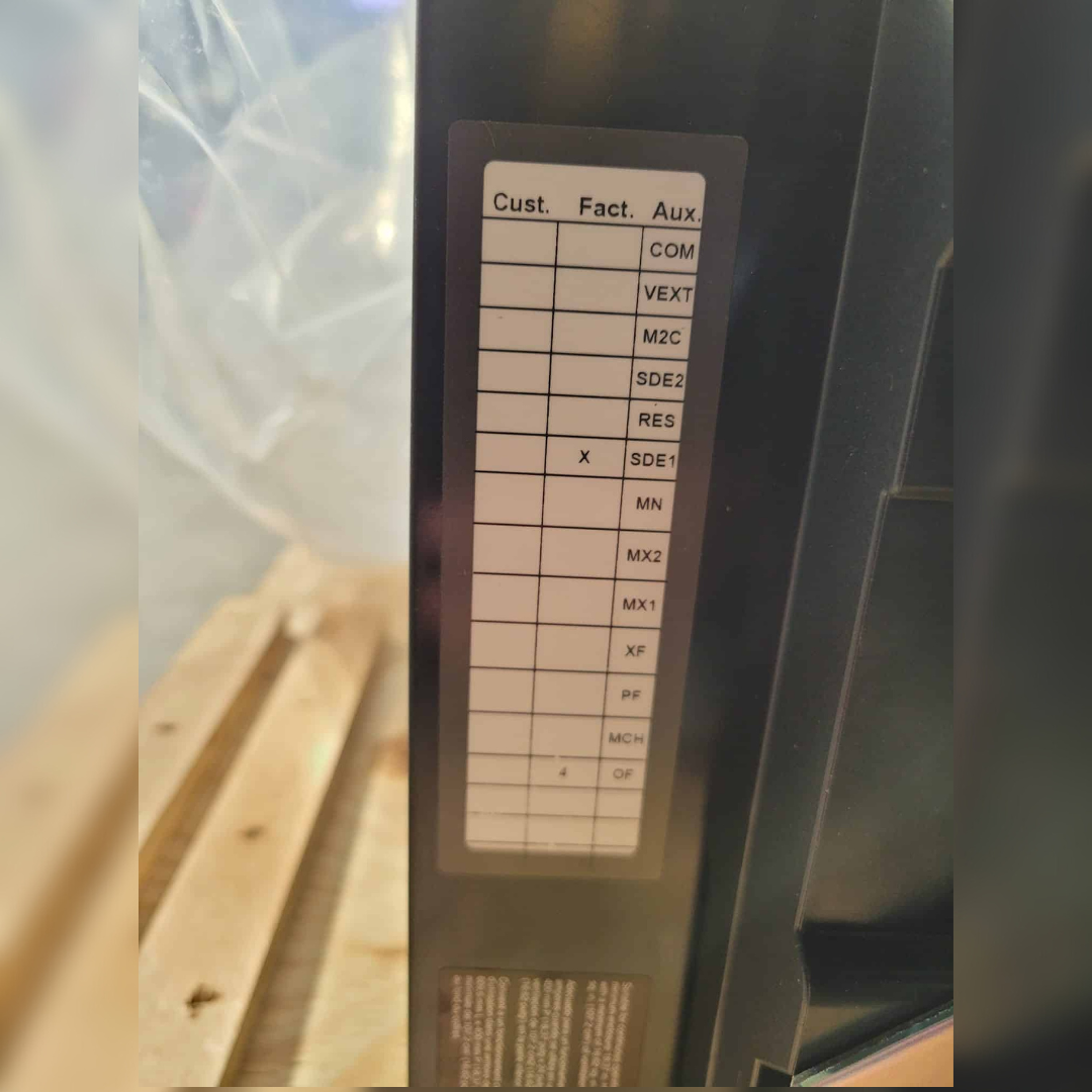 New 3000 Amp Square D NW30H LSI Breaker sticker