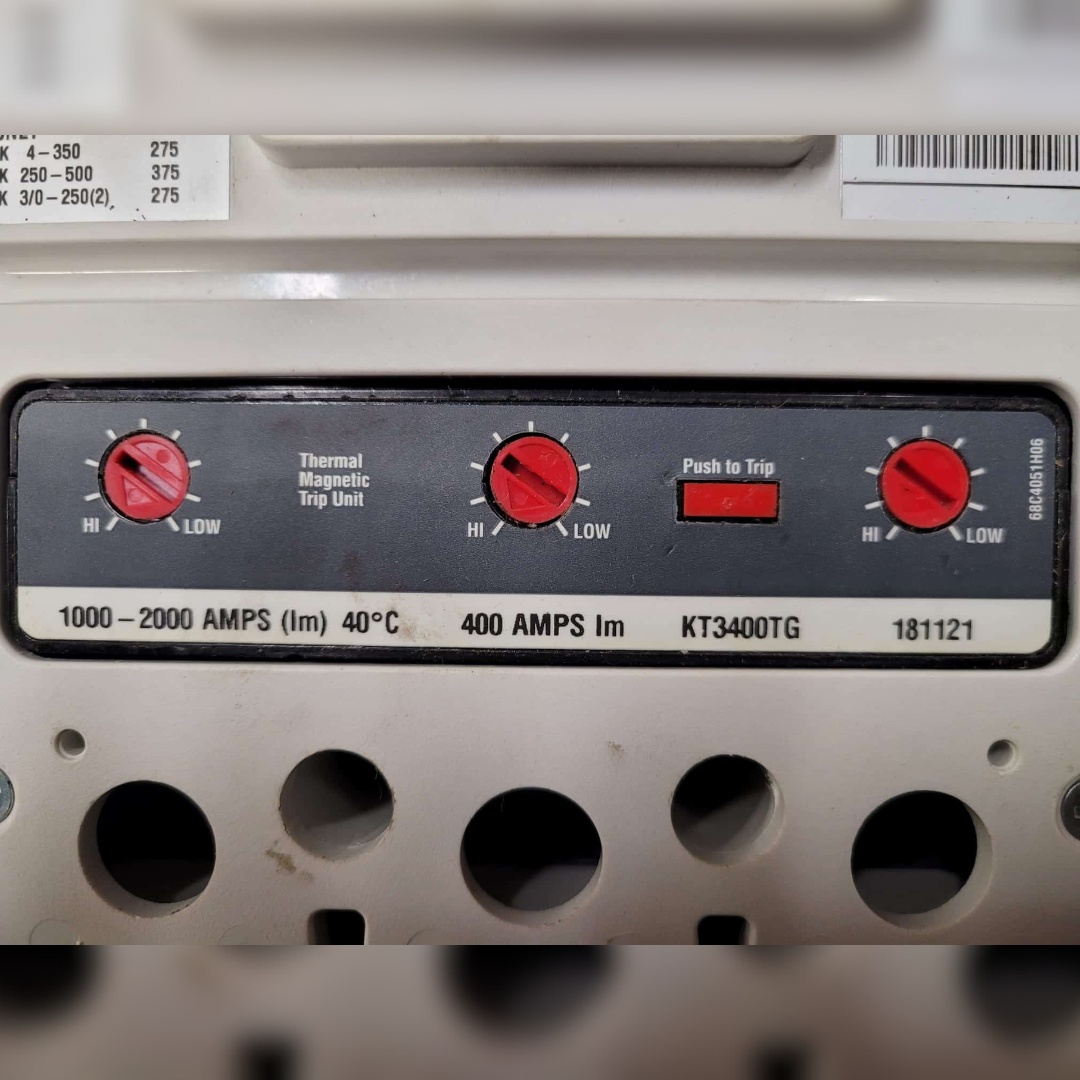 New 400 Amp EATON KG3400S42 Series C Circuit Breaker controls