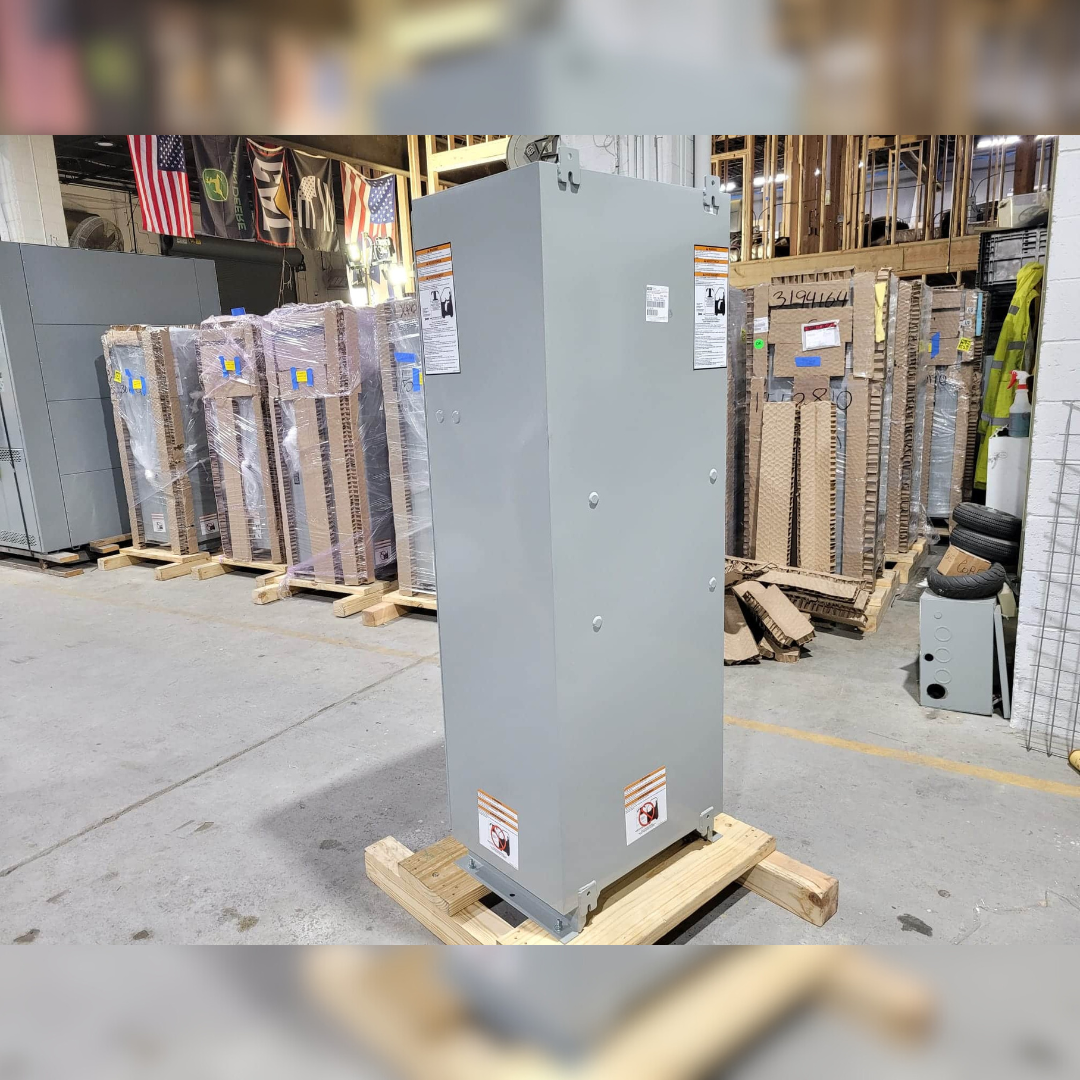 New 400 Amp ASCO J03ATSB30400NGXF Automatic Transfer Switch back and side view