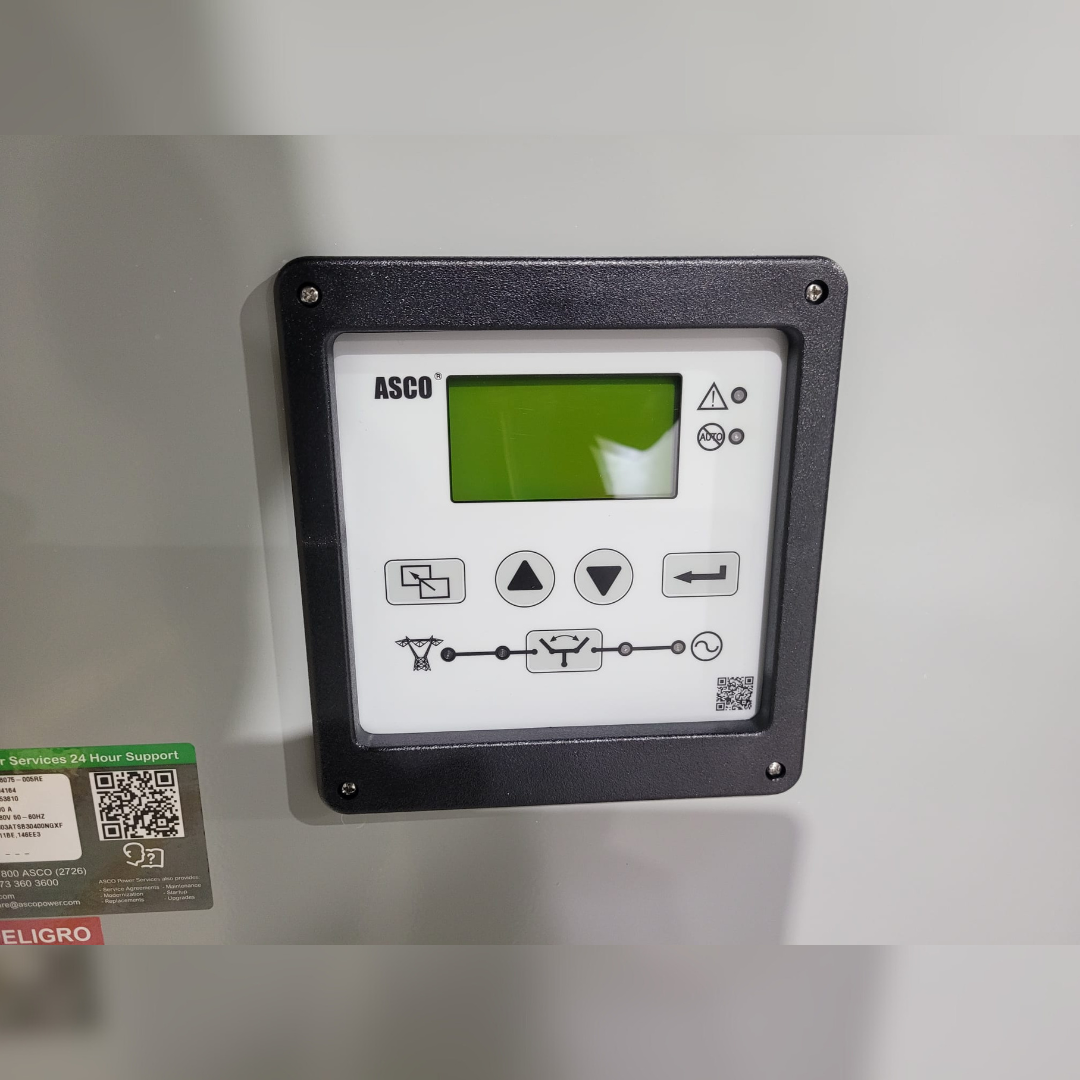 New 400 Amp ASCO J03ATSB30400NGXF Automatic Transfer Switch controls